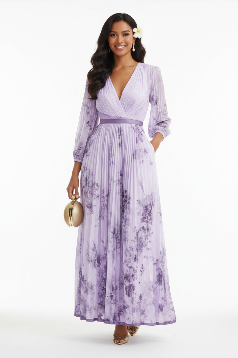 ALOHI SKY lilas Polynésienne